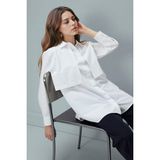 DeFacto Regular Fit Poplin Uzun Kollu Tunik G9243AX26SP - Beyaz-WT32