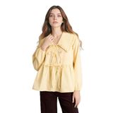 DeFacto Regular Fıt Poplin Uzun Kollu Tunik H0279AX26SP, M