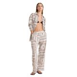DeFacto Regular Fit Şal Desenli Plaj Pantolonu