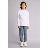 DeFacto Regular Fit Sweatshirt Kumaşı Pantolon Erkek Çocuk G0866A826SP - 5 - 6 Yaş - Gri-GR314