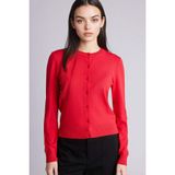 Defacto Regular Fit Triko Hırka, 2XL, D6282AX26SP, Kırmızı-RD274, Kadın, XXL
