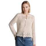 DeFacto Regular Fit Triko Hırka, 2XL, H2164AX26SP, Ekru-ER105, Kadın