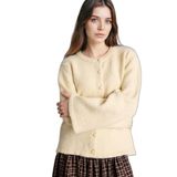 DeFacto Regular Fit Triko Hırka Sarı, S, G9176AX26SP, Sarı-YL252, Kadın