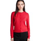DeFacto Regular Fit Triko Hırka, XL, D6282AX26SP, Kırmızı-RD274, Kadın