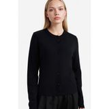 DeFacto Regular Fit Triko Hırka, XL, D6282AX26SP, Siyah, Kadın