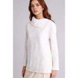 DeFacto Regular Fit Uzun Kollu Beyaz Tunik, M, H0026AX26SP, Beyaz-WT34, Kadın