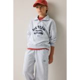 DeFacto Regular Fıt Uzun Kollu Dik Yaka Pamuklu Baskılı Sweatshirt Erkek Çocuk H9892A826AU