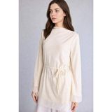DeFacto Regular Fit Uzun Kollu Ekru Tunik H3098AX26SM - Ekru-ER118 - 2XL