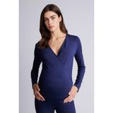 DeFacto Regular Fit Uzun Kollu Hamile Bluz Lacivert, M, H2271AX26SM, Lacivert-NV134, Kadın