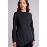 DeFacto Regular Fit Uzun Kollu Tunik Antrasit, S, G8765AX26SP, Antrasit-AR221, Kadın