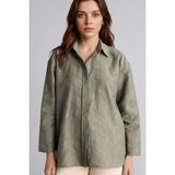 DeFacto Regular Fit Uzun Kollu Tunik H0592AX26SP - Haki-KH440 - M