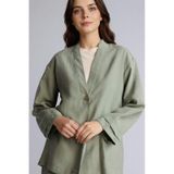 Defacto Regular Fıt V Yaka Modal Kimono H0673ax26spkh461 Haki-kh461