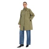 DeFacto Regular Fit Yağmurluk Haki, L, G0880AX26SP, Haki-KH402, Kadın