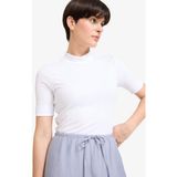 DeFacto Regular Fit Yarım Balıkçı Yaka Fitilli Kısa Kollu Tişört B1177AX25AU - Ekru-ER105 - XL
