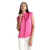 DeFacto Regular Fit Yarım Balıkçı Yaka Yarasa Kollu Bluz Pembe L