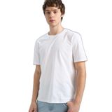 DeFacto Regular Fit%100 Pamuk Baskılı Tişört, L, G4827AX26SM, Beyaz-WT34, Erkek