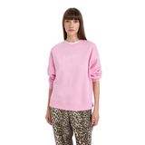 DeFacto Relax Bordo Fit Bisiklet Yaka Baskılı Kalın Kadın Sweatshirt