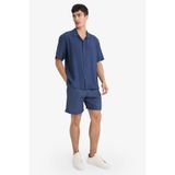 Defacto Relax Fit Aerobin Bermuda Şort, 28, D2722AX25SM, Lacivert, Erkek