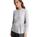 DeFacto Relax Fit Bağlamalı Tişört, XL, H1204AX26SP, Gri-GR210, Kadın