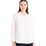DeFacto Relax Fit Basıc Poplin Tesettür Gömlek Tunik, 2XL, E7977AX25SM, Beyaz-WT34, Kadın