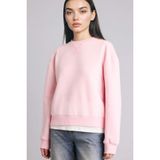 DeFacto Relax Fit Basic Sweatshirt Pembe, 2XL, H2149AX25WN, Pembe-PN38, kadın
