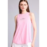 DeFacto Relax Fit Baskılı Bisiklet Yaka Bluz H9289AX26SM - Pembe-PN253