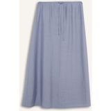 DeFacto Relax Fit Beli Lastikli Krinkıl Kumaş Bilek Midi Etek G1093AX25SM - Gri-GR184 - 36