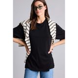 DeFacto Relax Fit Bisiklet Yaka Basic Düz Modal Kısa Kollu Tişört, M, H4100AX26SM, Siyah-BK81, Kadın