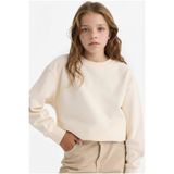 DeFacto Relax Fit Bisiklet Yaka Basic Sweatshirt Kız Çocuk A2797A825AU
