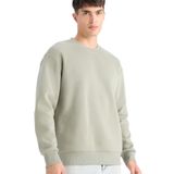 DeFacto Relax Fit Bisiklet Yaka Kalın İçi Yumuşak Tüylü Basic Düz Sweatshirt, L, T5139AZ25AU, Yeşil-GN1019, erkek