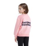 DeFacto Relax Fit Bisiklet Yaka Sırt Baskılı Sweatshirt Kız Çocuk, 11-12 Yaş, D9774A825SP, Pembe-PN3235, kız-çocuk