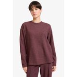 DeFacto Relax Fit Bisiklet Yaka Sweatshirt, M, F1013AX25AU, Bordo-BR93, kadın
