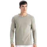 DeFacto Relax Fit Bisiklet Yaka Triko Kazak, L, D3278AX24WN, Haki-KH461, Erkek