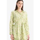 DeFacto Relax Fit Desenli Viskon Uzun Kollu Tunik D9753AX25SM