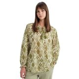 DeFacto Relax Fit Desenli Vual Uzun Kollu Tesettür Bluz Tunik