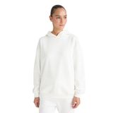 Defacto Relax Fit Kapüşonlu Basıc Kalın Sweatshirt, 2XL, D9935AX25WN, Ekru-ER105, Kadın, XXL