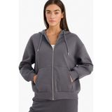 DeFacto Relax Fit Kapüşonlu Sweatshirt, XL, C1809AX26SP, Antrasit-AR191, kadın