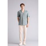 DeFacto Relax Fit Kısa Paça Uzun Boy Keten Görünümlü Pantolon E4790AX26SM - Ekru-ER22 - 32