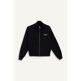 DeFacto Relax Fit Kolej Yaka Baskılı Bomber Hırka F0310AX25AU