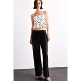 DeFacto Relax Fit Normal Bel Düz Paça Saten Pantolon G1590AX25SM