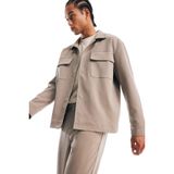 Defacto Relax Fit Polo Yaka Cepli Gömlek Ceket Haki, 2XL, D7281AX25SP, Haki-KH400, Erkek, XXL
