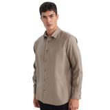 DeFacto Relax Fit Polo Yaka Modal Karışımlı Uzun Kollu Gömlek, L, D3376AX24AU, Haki-KH466, Erkek
