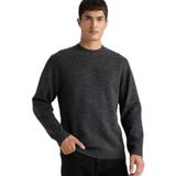 DeFacto Relax Fit Triko Kazak Antrasit, 2XL, F5847AX25CW, Antrasit-AR4, Erkek