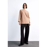 DeFacto Relax Fit Yarı Elastik Bantlı Bel Poplin Tesettür Kapatıcı Etek, 36, F8527AX25SM, Siyah-BK81, Kadın