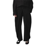 DeFacto Relax Fit Yüksek Bel Pantolon, 36, H5588AX26SP, Siyah-BK81, Kadın