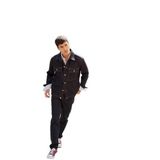 DeFacto Relax Tapered Fit Dar Paça Jean Pantolon, 32/30, G1195AX25AU, Mavi-NM34, Erkek