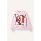 DeFacto Relaxed Fit Bisiklet Yaka Pochacco Baskılı Sweatshirt Kız Çocuk I5076A826AU