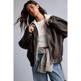 DeFacto Relaxed Fit Çıkarılabilir Kapüşonlu Suni Deri Mont H3752AX26AU