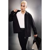 DeFacto Rüzgar Geçirmez Slim Fit Dar Kesim Mont, XL, Rüzgar Geçirmez Slim Fit Dar Kesim Mont, Siyah-BK81, Erkek