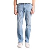 DeFacto Sergio Regular Fit Normal Bel Boru Paça Düz Paça Jean Pantolon, 31/32, E2734AX26SP, Mavi, Erkek